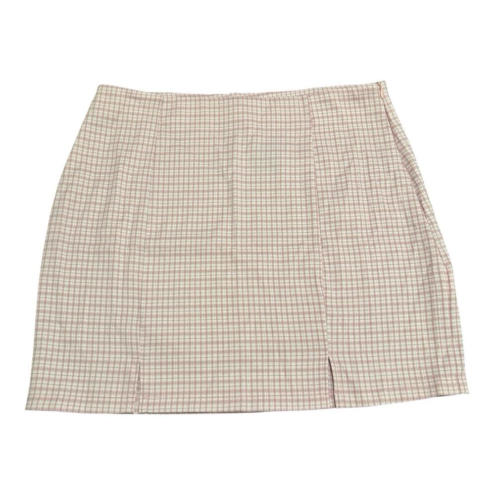 Hesperus Skirt XL 14 JR Cream And Pink NWT Mini Casual Festival Party Spring